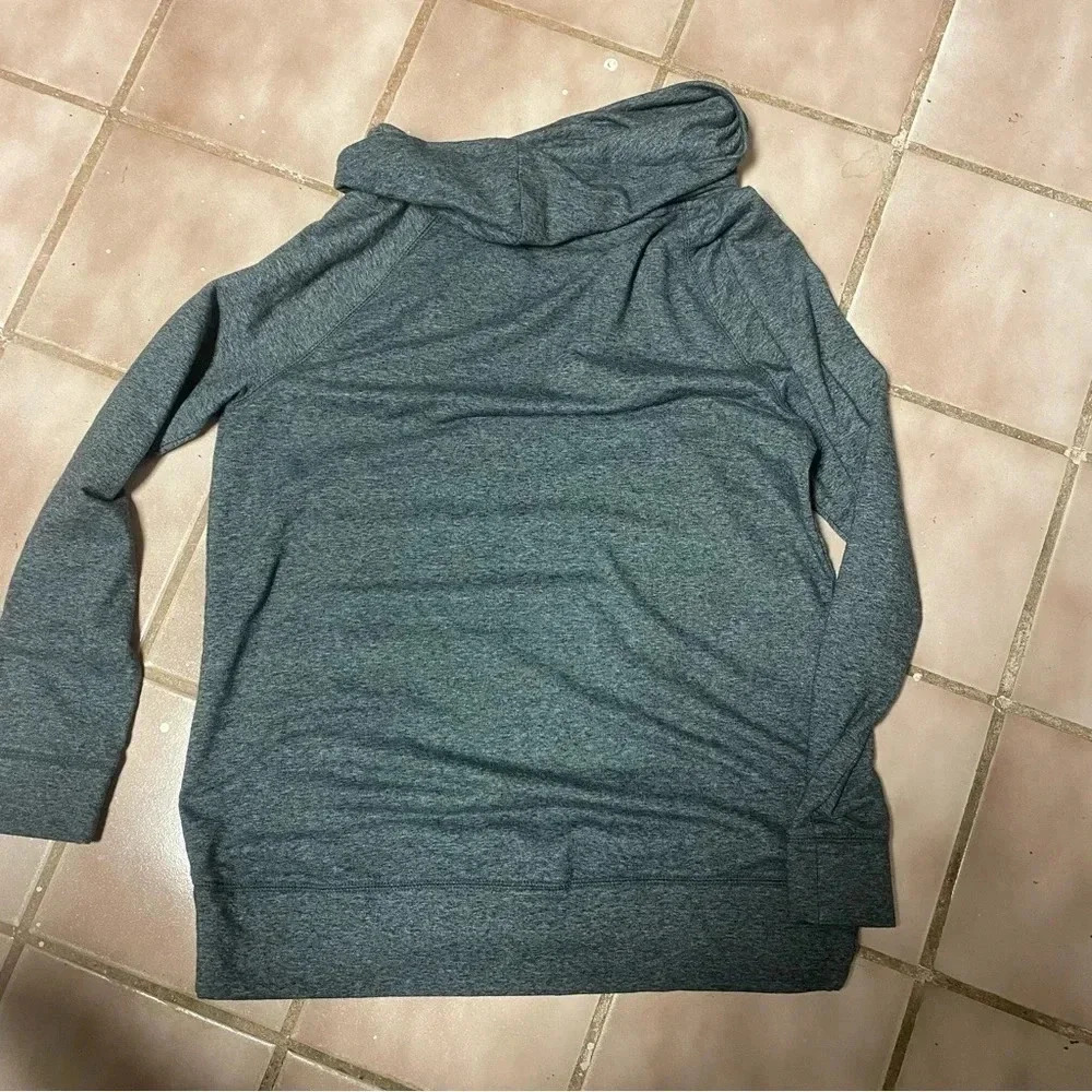 Lou & Grey Cowel Sweater with Font Pocket SZ M - Picture 3 of 6
